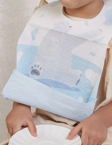 Disposable bibs - bear