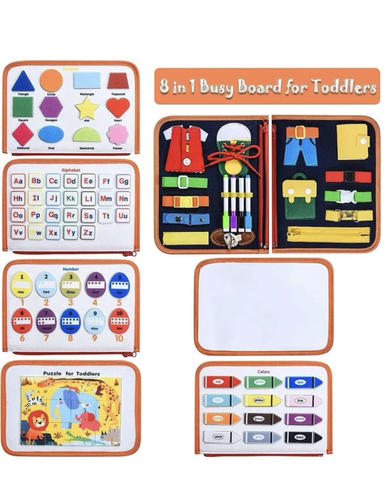 Busy board - orange