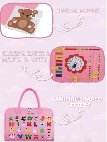Busy board - pink
