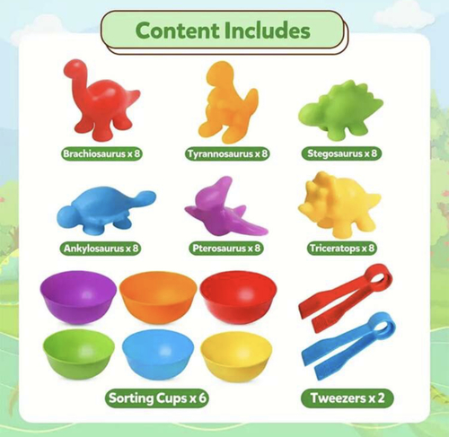 Dinosaur counting toy