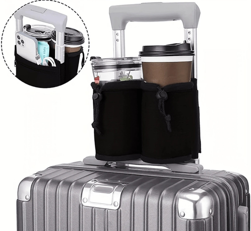 Luggage drink holder
