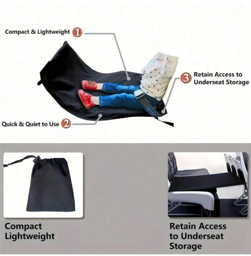 Children airplane  footrest
