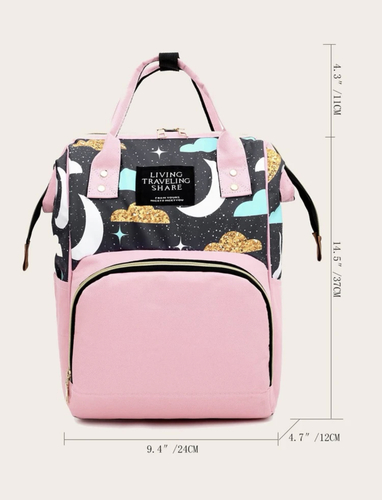 Diaper bag - clouds