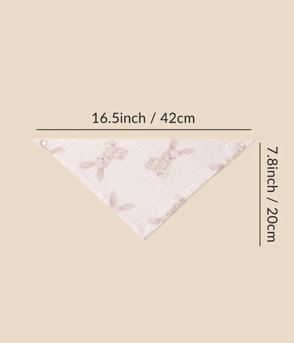 3 piece mix bibs - bunny