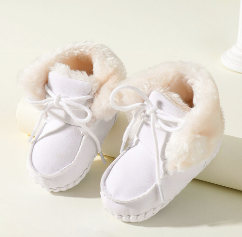 shoes with fur