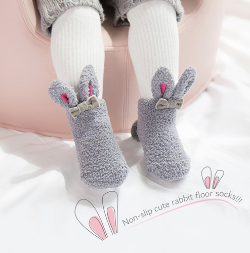 Non slip winter socks - rabbit