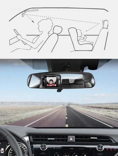 Baby car rear view mirror