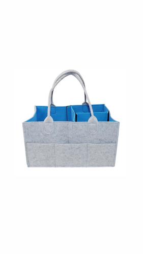 Diaper organizer - gray with color