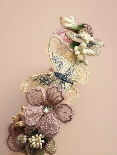 Flowers hair hoop