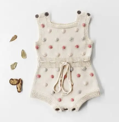 Polka dot romper