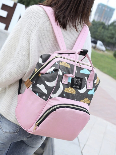 Diaper bag - clouds
