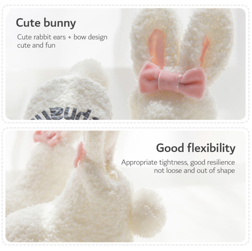 Non slip winter socks - rabbit