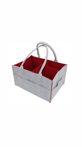 Diaper organizer - gray with color