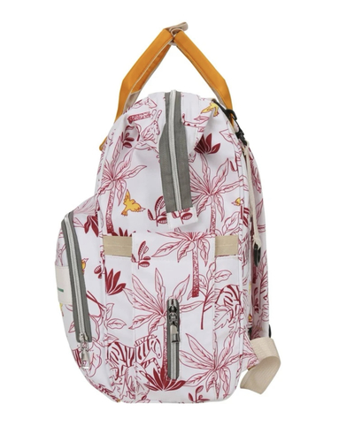 Diaper bag - jungle (red)