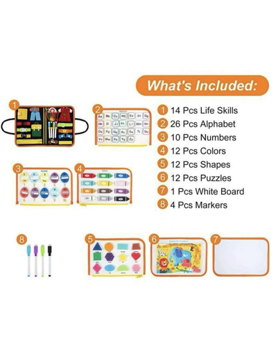 Busy board - orange