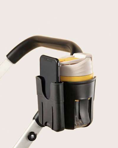 Stroller phone and bottle holder
