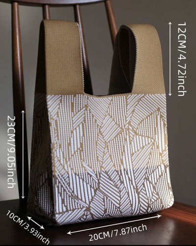 Geometric pattern bag