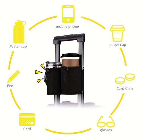 Luggage drink holder