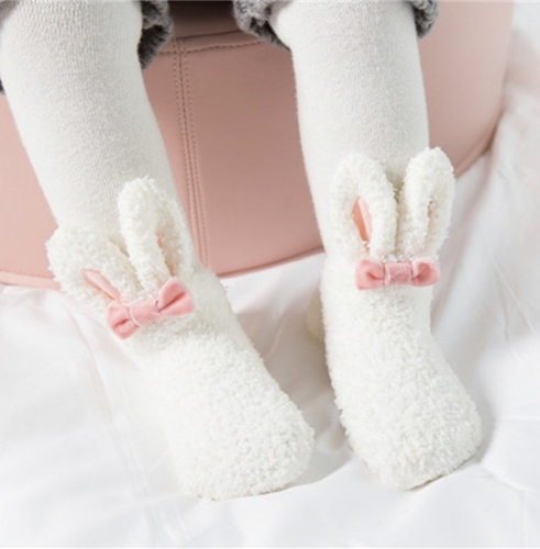 Non slip winter socks - rabbit