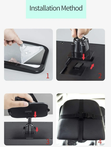Baby car rear view mirror
