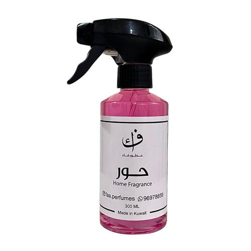 Hoor Spray - - Its sweet, soft, cool summer scent makes the soul feel good 
 - Stability for more than 6 hours - Spray volume is 250 ml - To perfume the home, clothes and furniture 
 Ingredients: mandarin / Turkish rose / musk / sandalwood