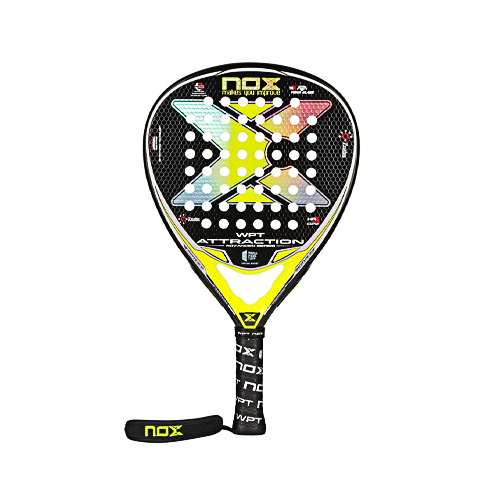 Padel Store - Nox Attraction WPT - Nox Attraction WPT Padel RacketShape : DiamondGame : PowerWeight.    360 - 380 GrRacket Bag : Yes