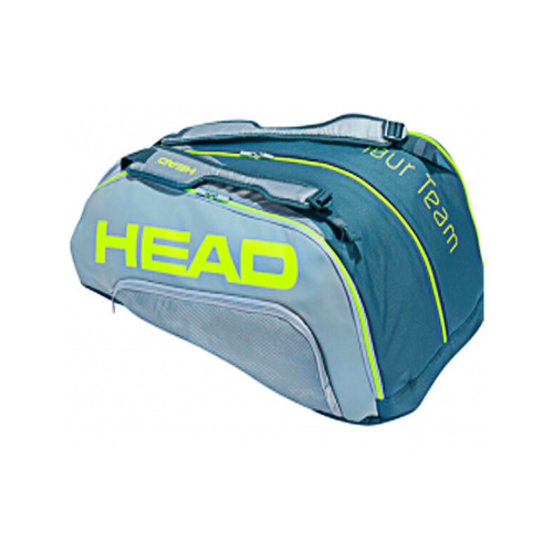 Head Tour Team Blue Green Bag - Padel Racket Bag