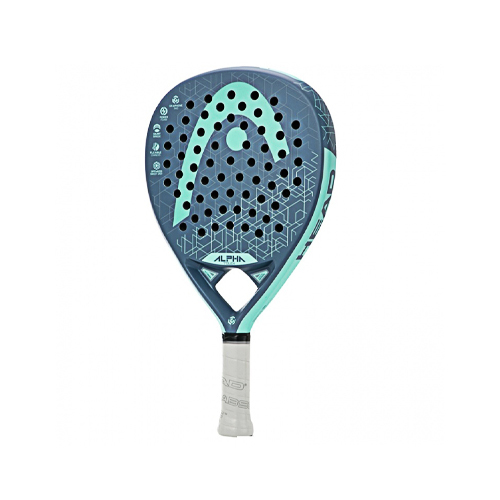 Padel Store - Head Alpha Touch - Shape : Tear 
 Balance : Medium  Game : Power and Control  Weight : 366 +/- Bag : no