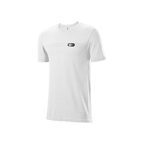 Padel Store - Wilson Bela Smls Crew White - Wilson M-Bela Smls Crew Padel T-Shirt