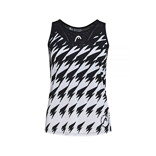 Padel Store - Head Teck Tank Padel Black and White Top