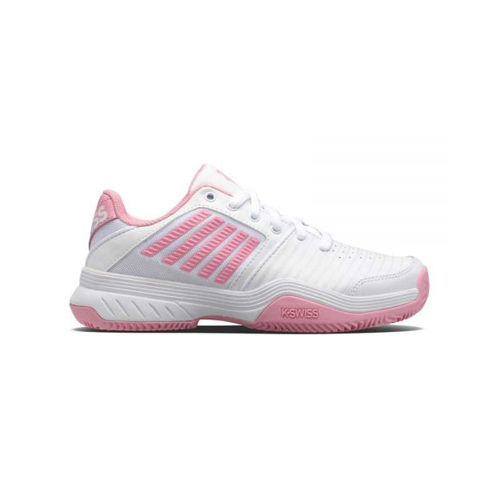 Padel Store - KSwiss Court Express White Pink Padel Shoes - Free Shipping For All GCC