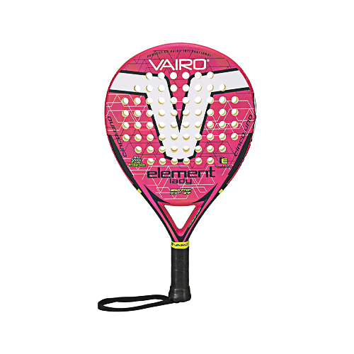 Padel Store - Vairo Element - Shape : Round 
 Game : Control  Weghit : 360 - 365  Racket Cover  : No