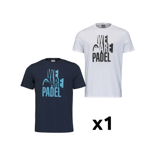 Head Bold We are Padel T-Shirt - Size In Euro