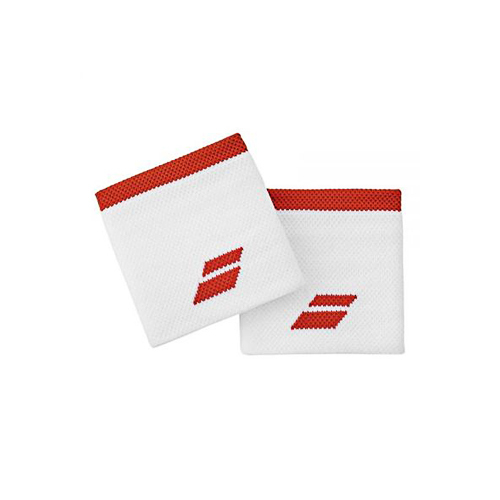 Babolat Logo Jumbo White And Red Wristband