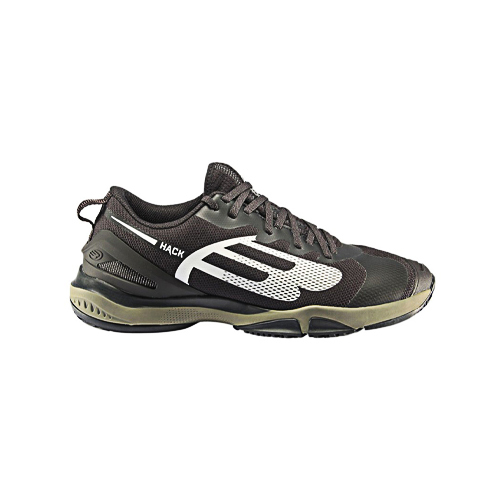 Padel Store - BullPadel Hack Hybrid Fly 22V Black Shoes - Size In Euro