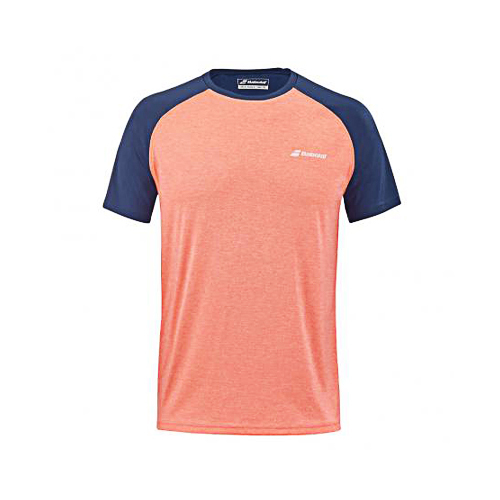 Padel Store - Babolat Crew Neck Orange T-Shirt - Free Shipping For All GCC