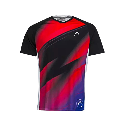 Head Play Tech Red Padel T-Shirt - Size In Euro