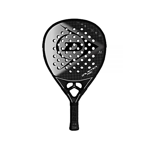 Padel Store - Dunlop Galactica Pro - Shape : Hybrid  Weight : 370 Bag : No  Game : Power  Frame - Face : Carbon Fiber  Balance : High  Cover : No