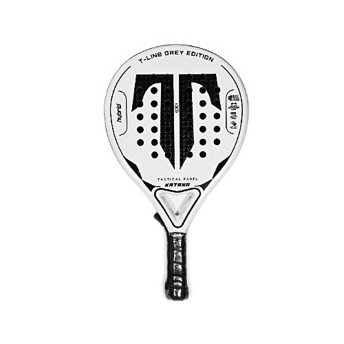 Padel Store - Tactical Katana Grey - Shape : Round 
 Weight : 355 - 375 g Racket Bag : No