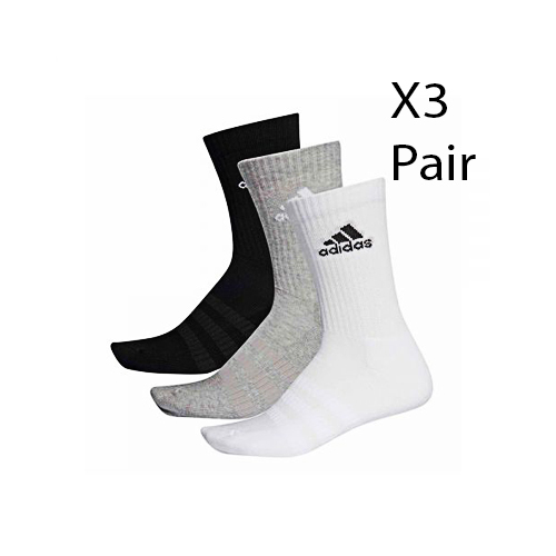 Padel Store - Adidas Cush 3 Color Socks (X3)