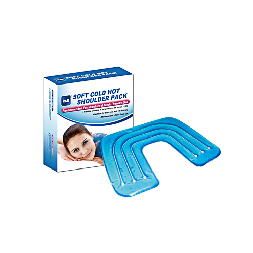 ار اند ار كيس جل ناعم للرقبه - ►Suitable for both cold and hot therapy (Accept temperature:-20~80°C)
►Remains soft and flexible after freezing, even in temperatures as low as -20°C
►Retains heat or coolness for a minimum of 45-60 minutes. USAGE: ►Cold Therapy:
    ♦Place the pack in a freezer for at least 15-20 minutes before each use.
►Hot Therapy:
    ♦Hot Water
       1.    Place the pack in hot water (max 80℃) for 15-20 minutes. 
       2.    Remove and wrap the pack in a dry towel.
       3.    Apply to affected area.