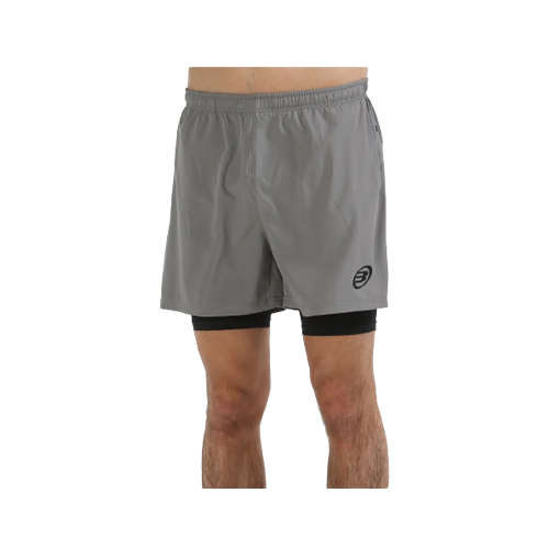 BullPadel M.Short 221 Lipes 221-051 Grey - Sport Short For Padel