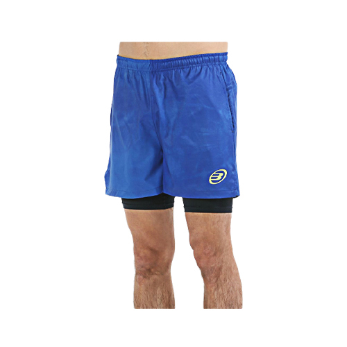 Padel Store - BullPadel M.Short 221 Miton 221-712 Blue Short - Sport Padel Short