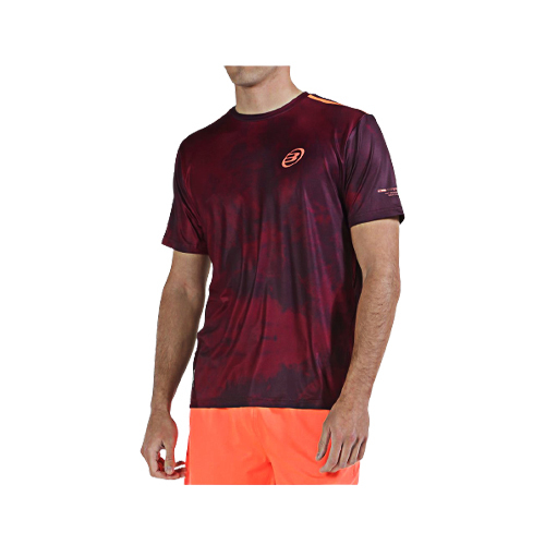 BullPadel Moare Burgundy T-Shirt - Sport Padel T-Shirt