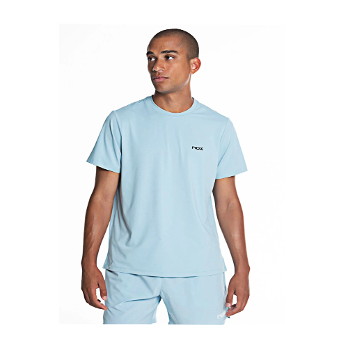 Nox Pro Regular Sky Blue tshirt - Sport Padel T-Shirt