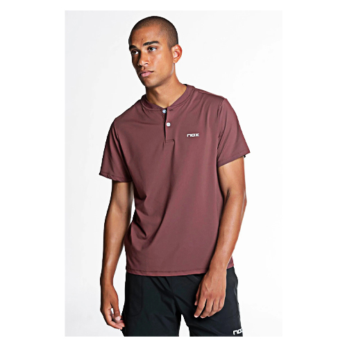 Padel Store - Nox Pro Red Brown Tshirt - Padel Sport T-Shirt