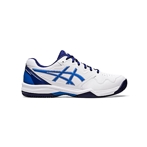 Asics Gel Dedicate 7 Clay White Blue Shoes - Sport Padel Shoes