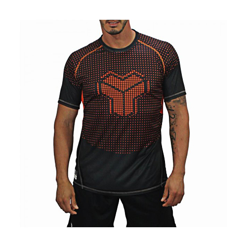 Padel Store - Cartri Lob Grey Orange T-Shirt - Free Shipping For All GCC