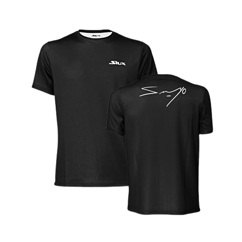 Padel Store - Siux Sanyo Black T-Shirt - Sport T-Shirt For Padel