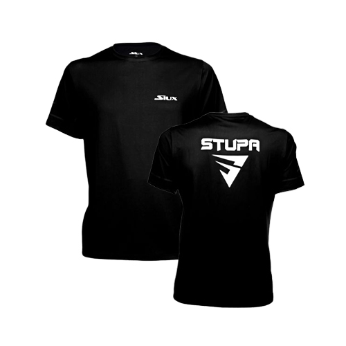 Padel Store - Siux Stupa T-Shirt Black - Sport Padel T-Shirt